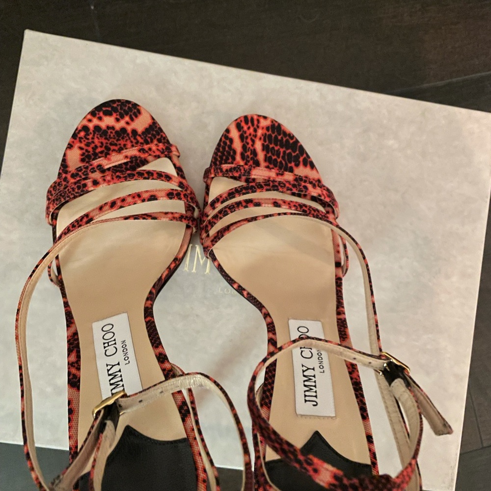 NWT Jimmy Choo Tesca 100mm Heels. Size 39 - Picture 6 of 10